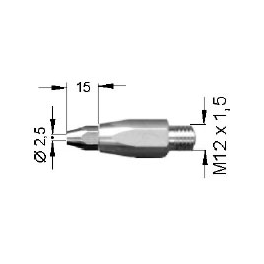 Bico 2.5mm - MS 80