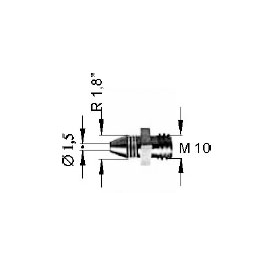 Bico PUR Roscado 1.5mm - M10