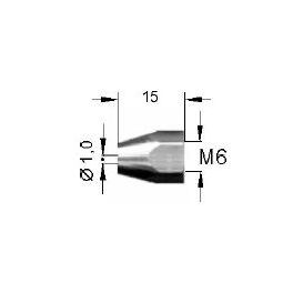 Bico Top N&ordm;1 1.0mm - M6