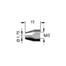 Bico Top N&ordm;2 1.75mm - M6