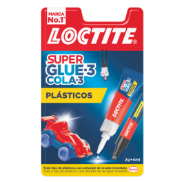 Loctite Super Cola 3 - Pl&aacute;sticos